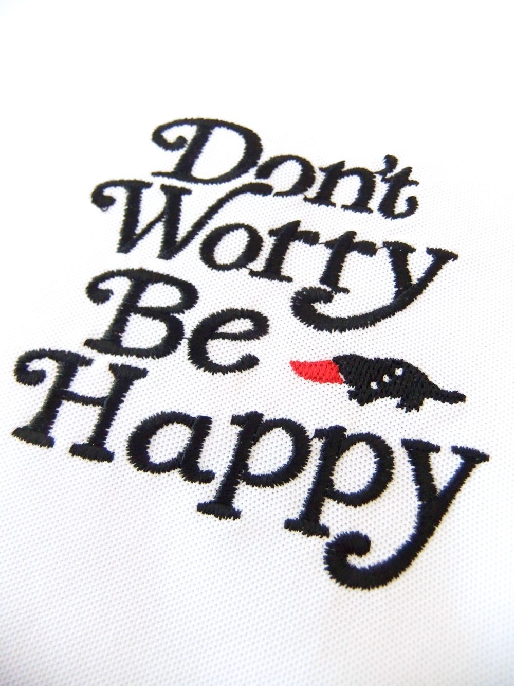 DON'T WORRY POLO  (ホワイト)   半袖ポロ  RSM-25005