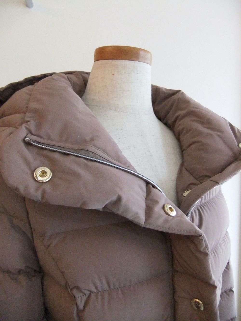 《LADIES》 SANTACRUZ  サンタクルス ダウンブルゾン   (モカ)  52570