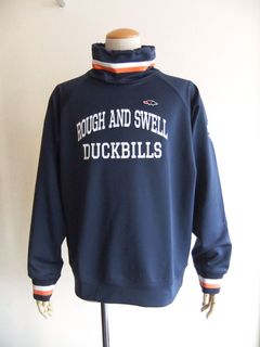 TRICOLOR OFF TURTLE (ネイビー) ロゴ入りオフタートル   RSM-25210