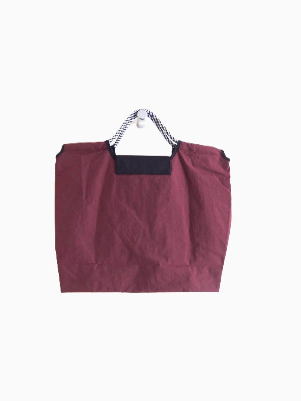 【MICALLE MICALLE Account】 HOMMAGE SEAGUL MOTIF FLAP BAG (ワイン) オマージュ フラップ トートバッグ  MAD116GEB