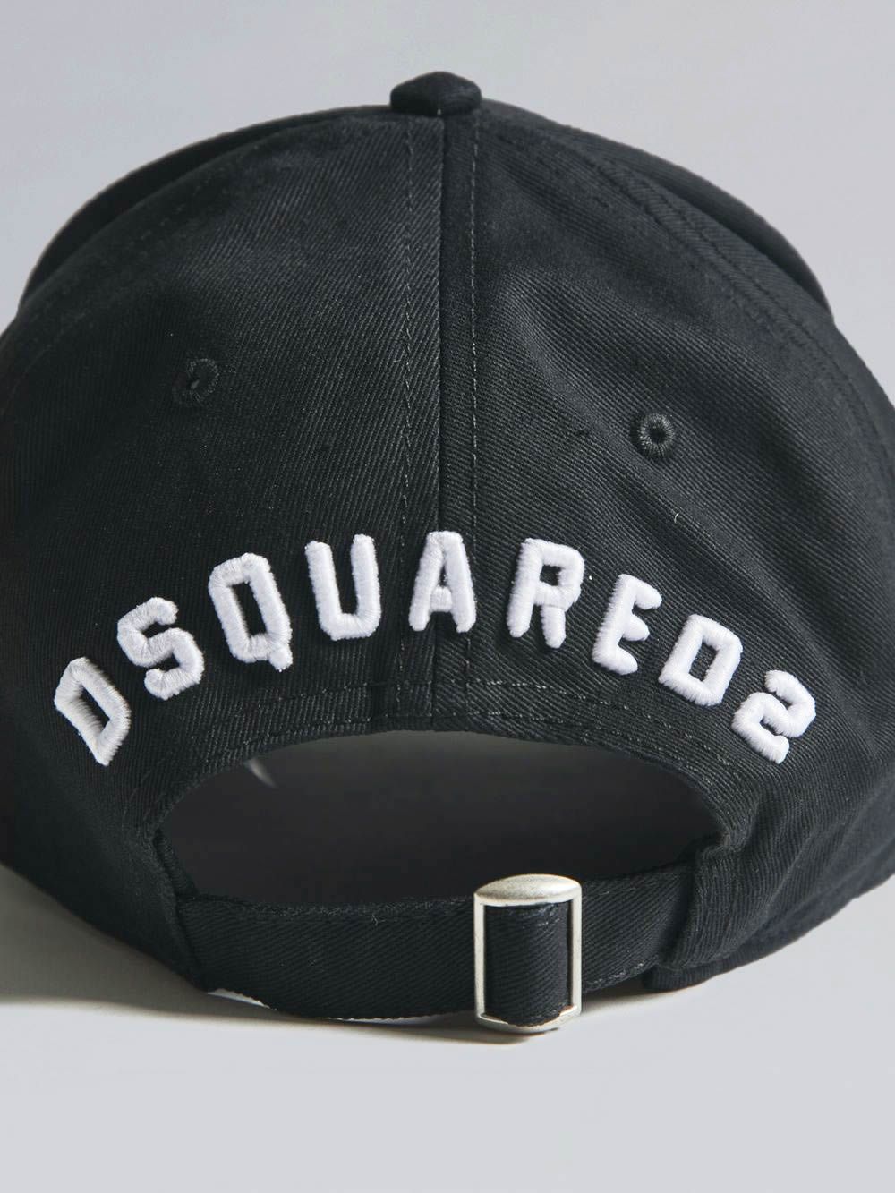 ICON BASEBALL CAP  ロゴ キャップ   S82BC4001 (ブラック×ホワイト)