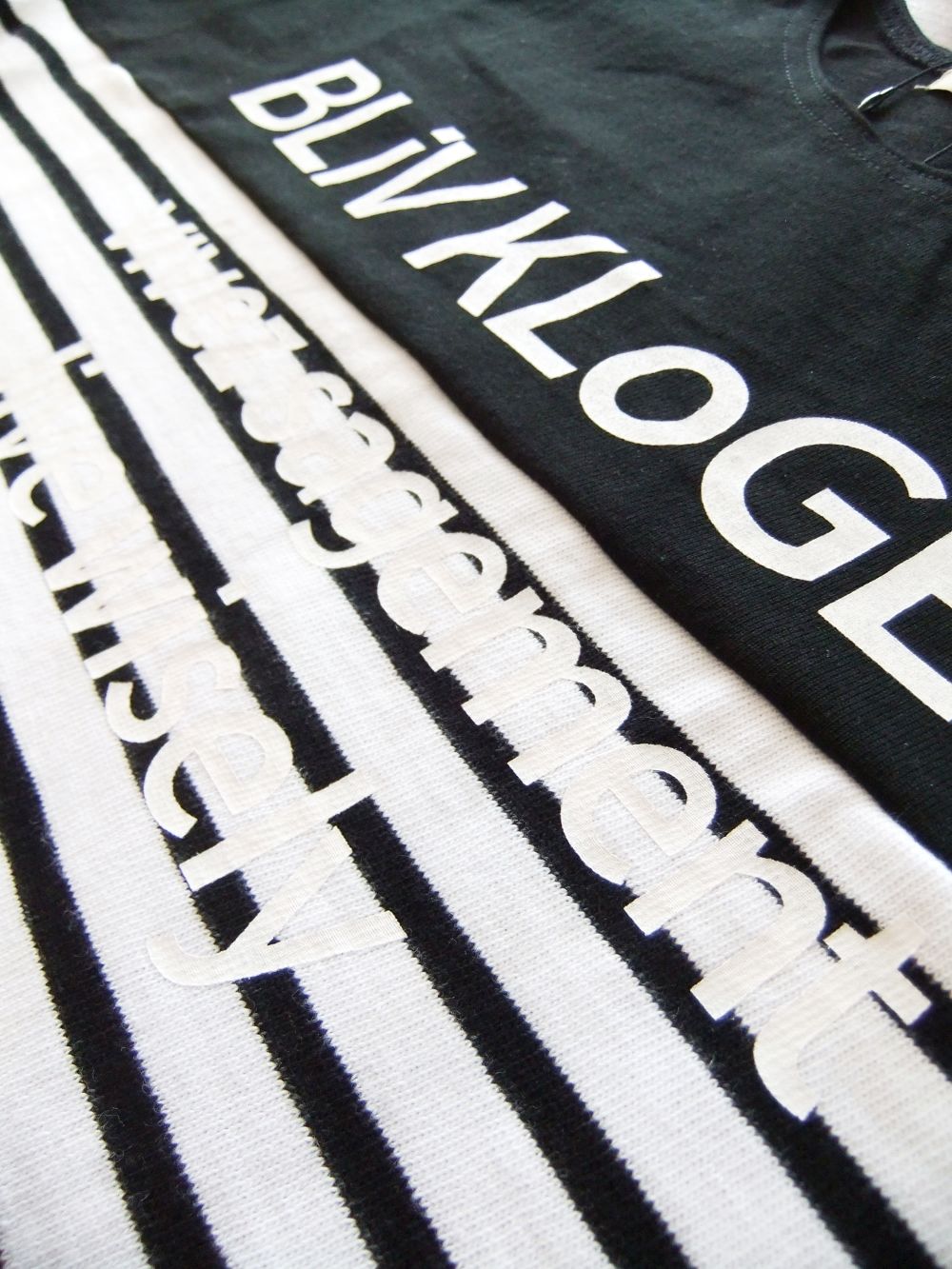 コットン天竺 × ボーダー  フレンチTシャツ   BB12-940  (ブラック)