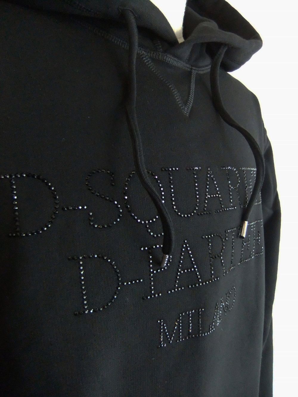 Dsquared2 - D2 D-P COOL HOODIE スワロフスキー ロゴ スウェット