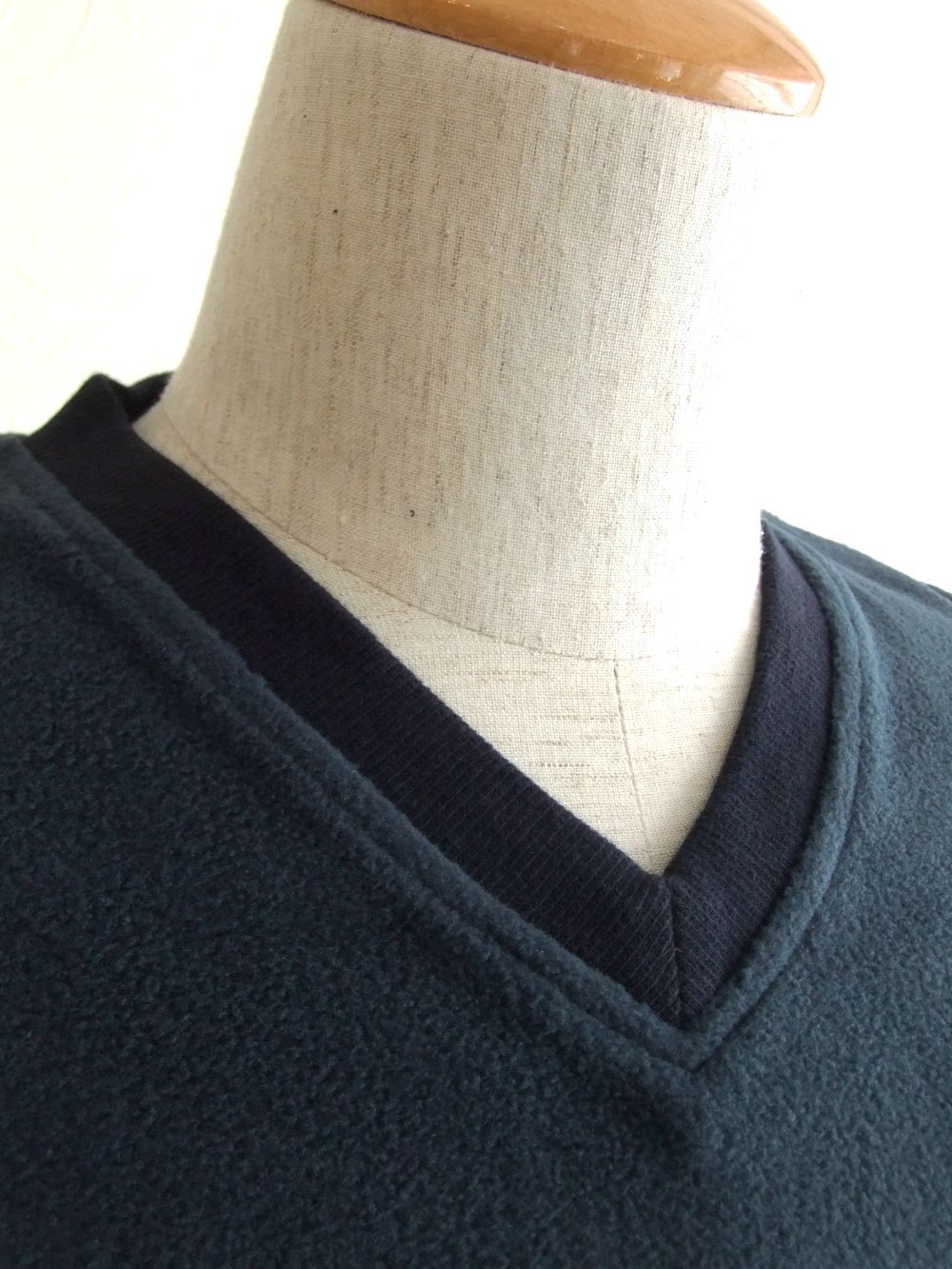 LOGO BALL VEST   (ネイビー) フリース ベスト  RSM-22223