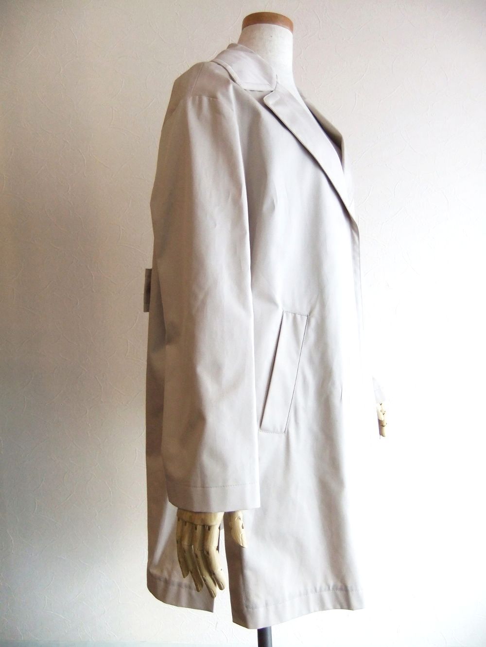 【LADIES】 DELON ＆ MONOGRAM COAT トレンチ ハーフ コート  CA000509DD-13218
