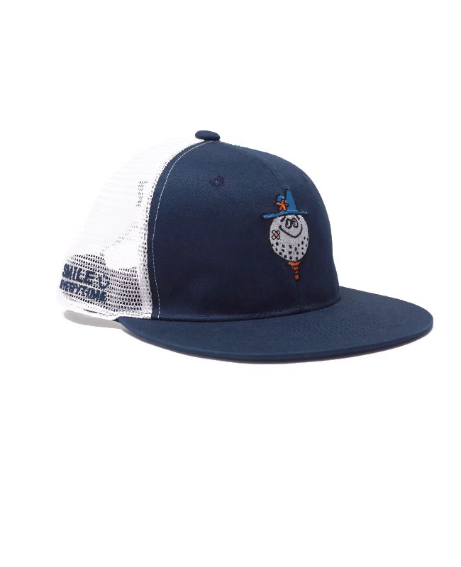 Mr. BOGEY MESH CAP  (ネイビー)   ロゴ入りキャップ    RSA-25007
