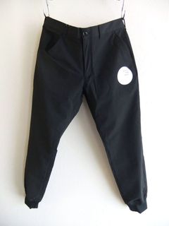 MOON PANTS (ブラック) リブ ナイロン 4WAY ストレッチ パンツ   RSM-23276