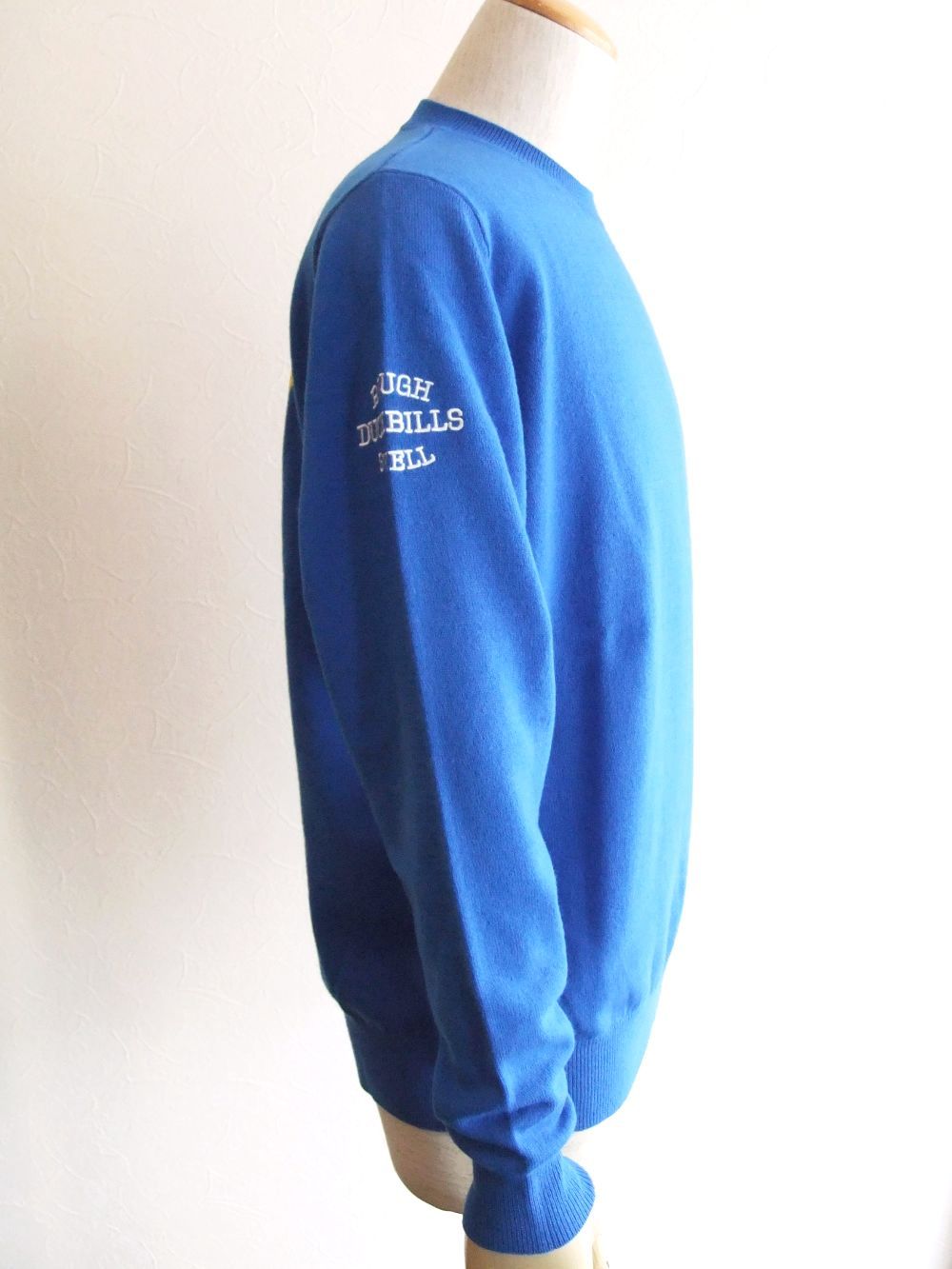 SMILE CREW  12G クルーネックニット (ブルー)  RSM-22278
