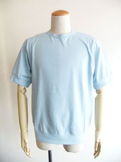 クルーネック 半袖Tシャツ  NEBBIOLO  (ペールブルー)