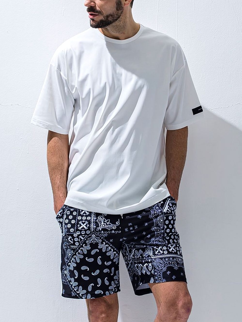 NYLON OVER T  (ホワイト)   ナイロンオーバーTシャツ