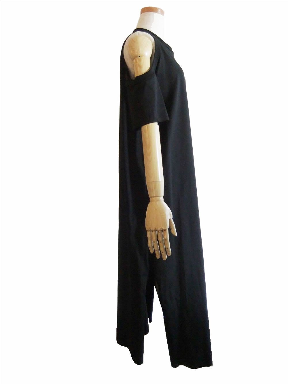 《LADIES》 ミニロゴ オフショルダー T ワンピース ドレス   3041MDA61-217298