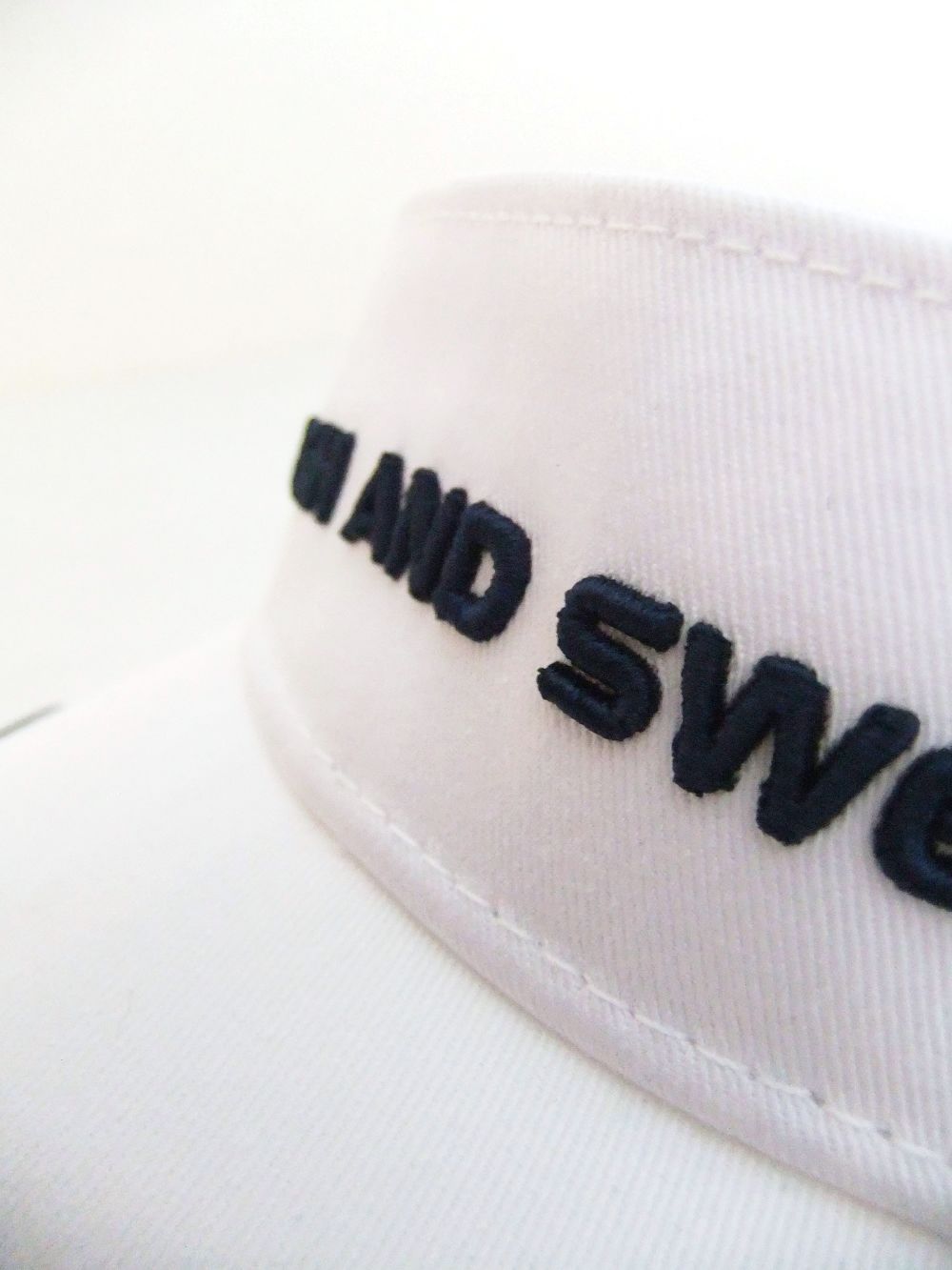 TEAM DUCKBILLS SUN VISOR (ホワイト) ロゴ入り サンバイザー  RSA-23003