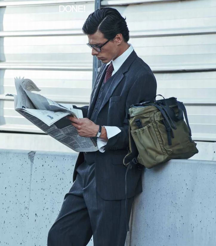 East+West Nylon   M   (カーキ)    ナイロン バックパック