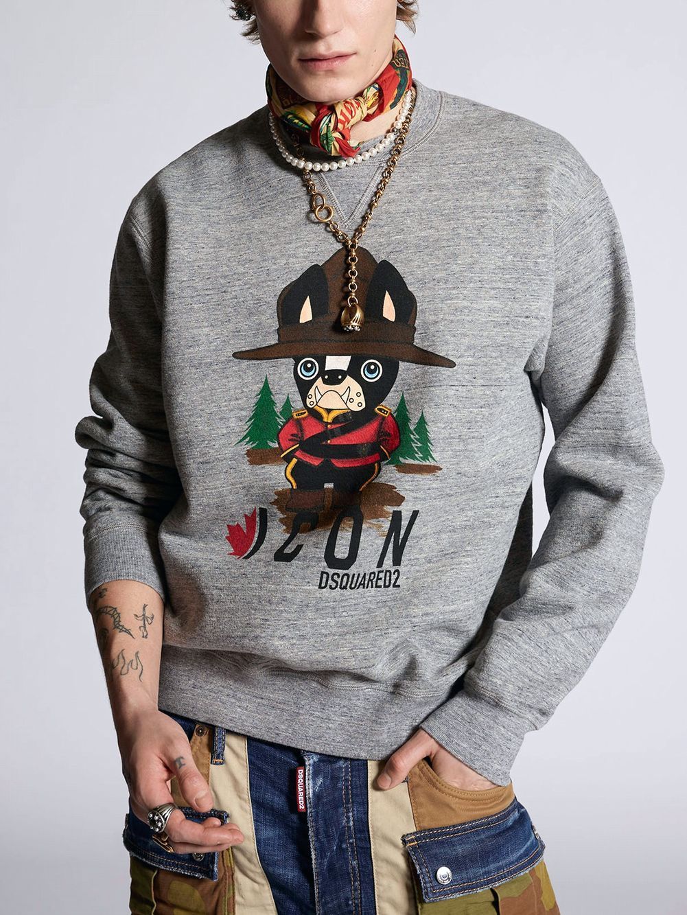 ICON CREWNECK SWEATER  CIRO スウェットプルオーバー   S79GU0047