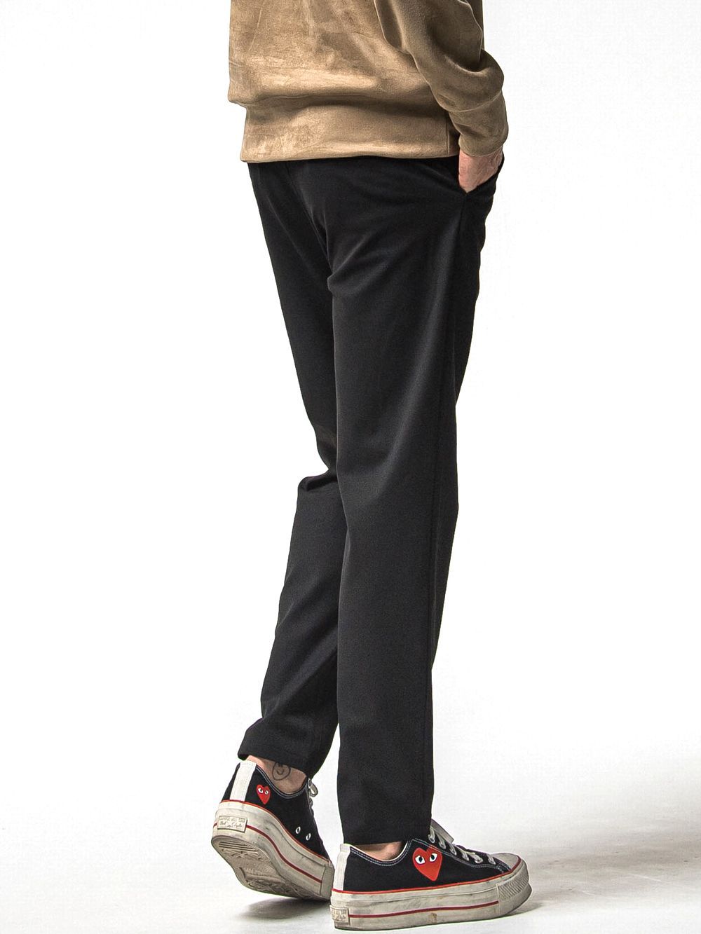 PAT WIDE EASY PANTS  ワイドテーパード イージーパンツ