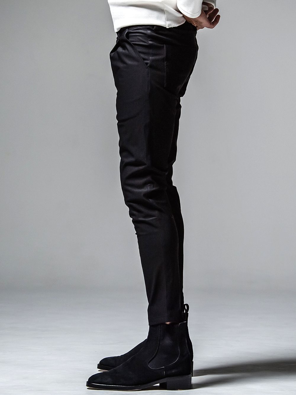 RESOUND CLOTHING - CHRIS EASY HEAT TUCK PANTS (ブラック