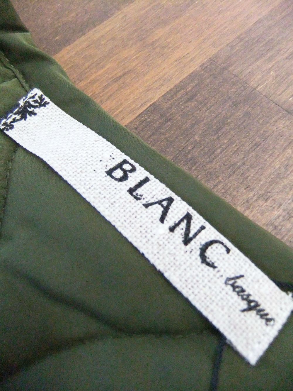 BLANC basque - アラン編みニット × キルト 切替え ブルゾン BB25-719