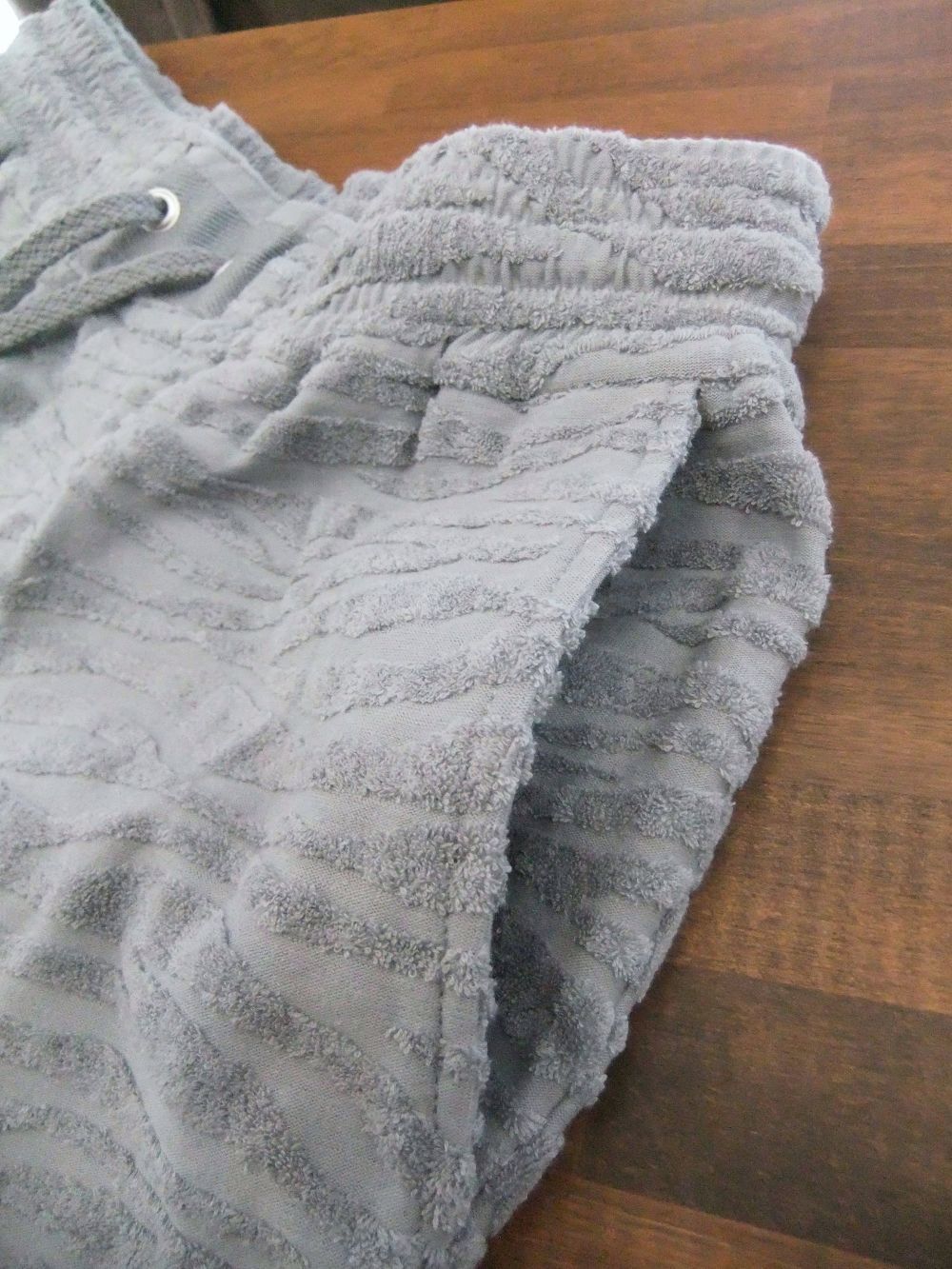ZEBRA PILE JQ SHORTS  ゼブラ柄 パイル ショートパンツ  ( グレー )