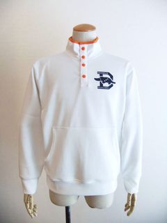 CINCINNATI PULLOVER (ホワイト)   ドットボタン ロゴ入り プルオーバー   RSM-23212