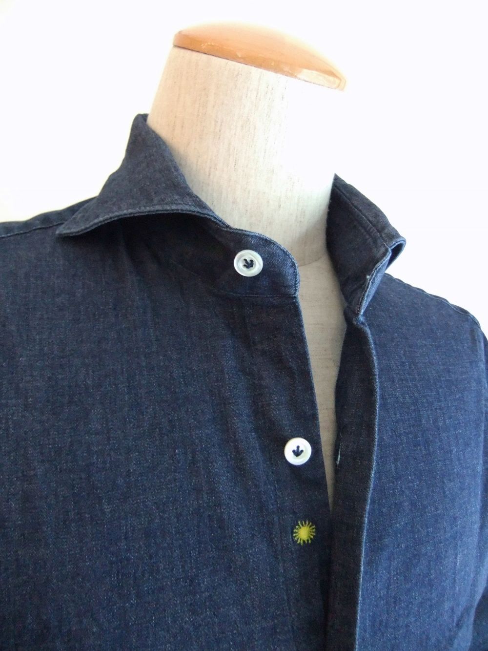 「WASHING DIVISION]  デニム シャツ 【SLIM FIT】   346600L84