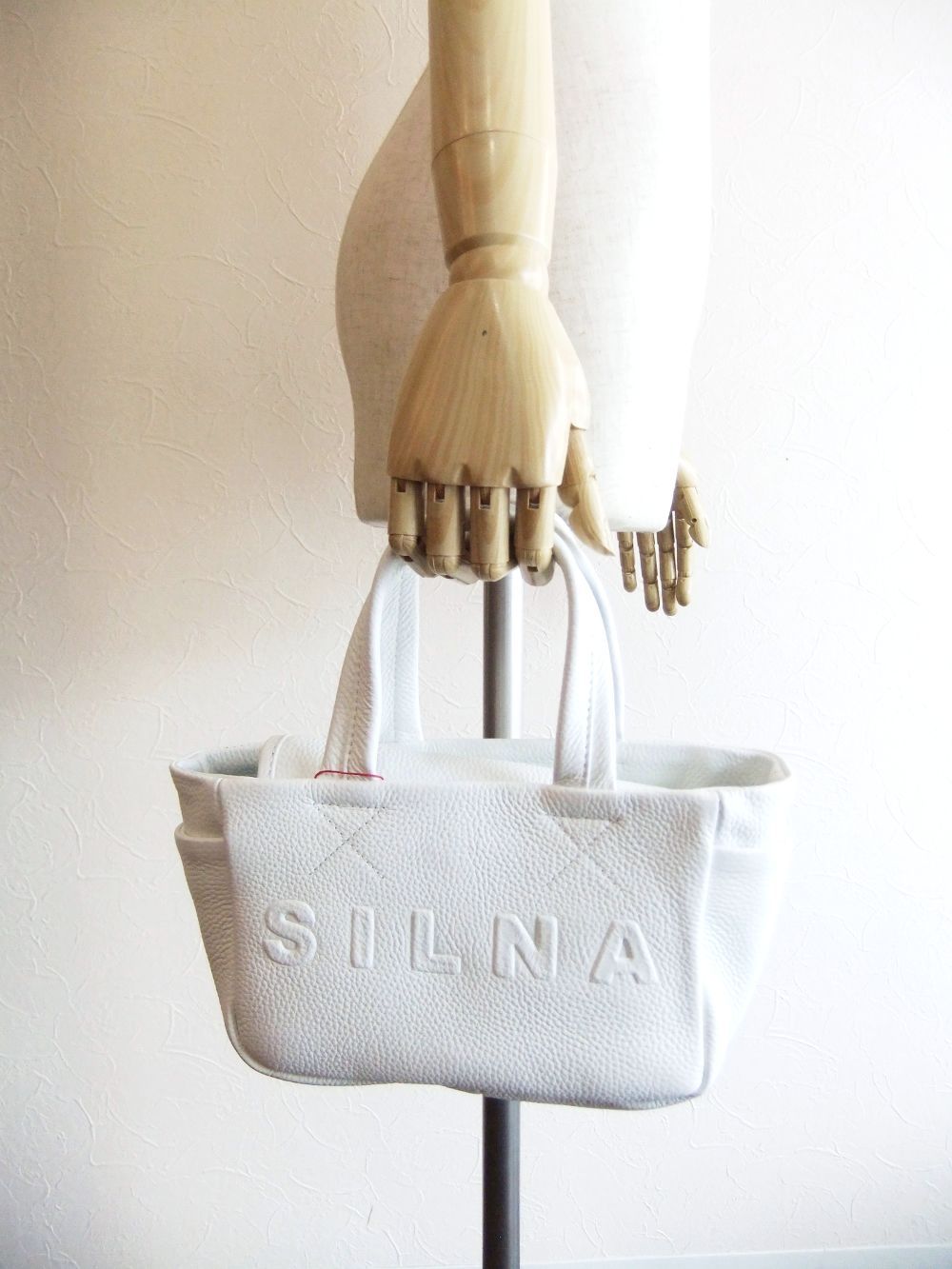 CLAUDIA MINI TOTE   レザー ミニトート (ホワイト)   SB1504
