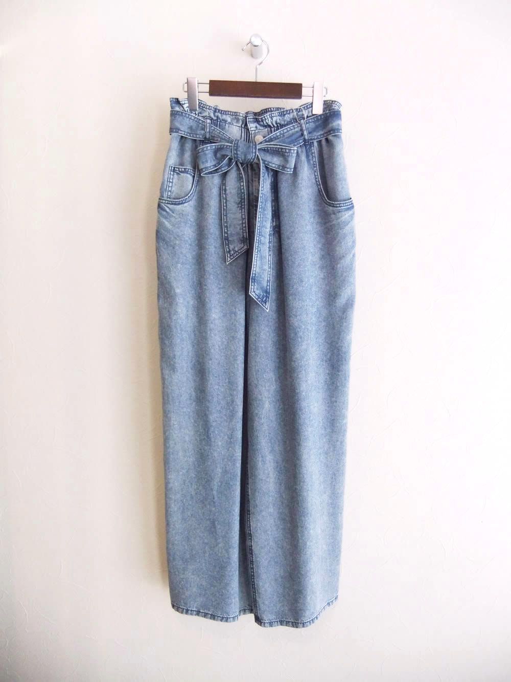 テンセル デニム イージーパンツ   615612