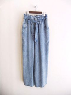 テンセル デニム イージーパンツ   615612