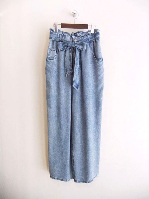 テンセル デニム イージーパンツ   615612