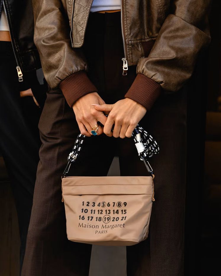 【MICALLE MICALLE Account】 HOMMAGE  MARGARET SHOULDER BAG STRAP SET (ベージュ) オマージュ ショルダーバッグ  MAC108GEE