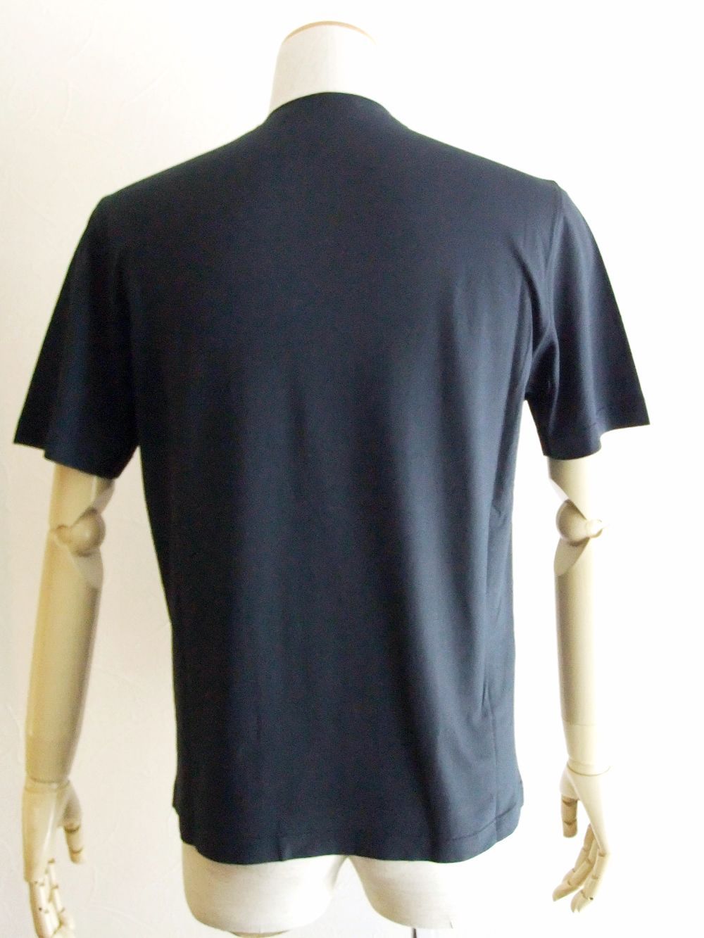 コットン クルーネック Tシャツ ( ネイビー )  TSMC10
