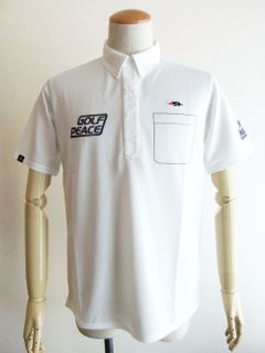 FAKE POCKET POLO (ホワイト)   半袖B.D.ポロ  RSM-22006