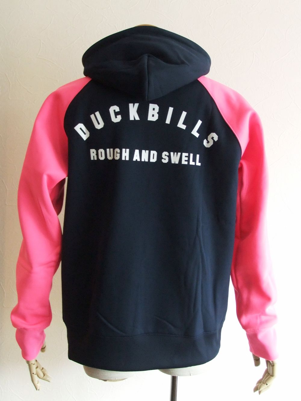 NEON ARM HOODIE ロゴ入りフーディ ( ピンク ) RSM-20206 - S