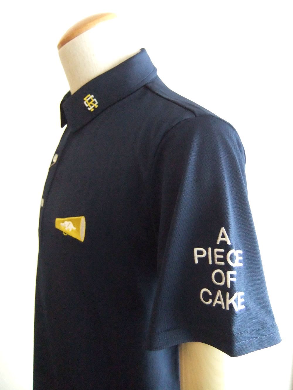 CHEER HORN POLO  (ネイビー)   半袖ポロ  RSM-25008