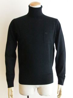 D2 EMBROIDERED TURTLENECK ウール タートルネックセーター  S74HA1104