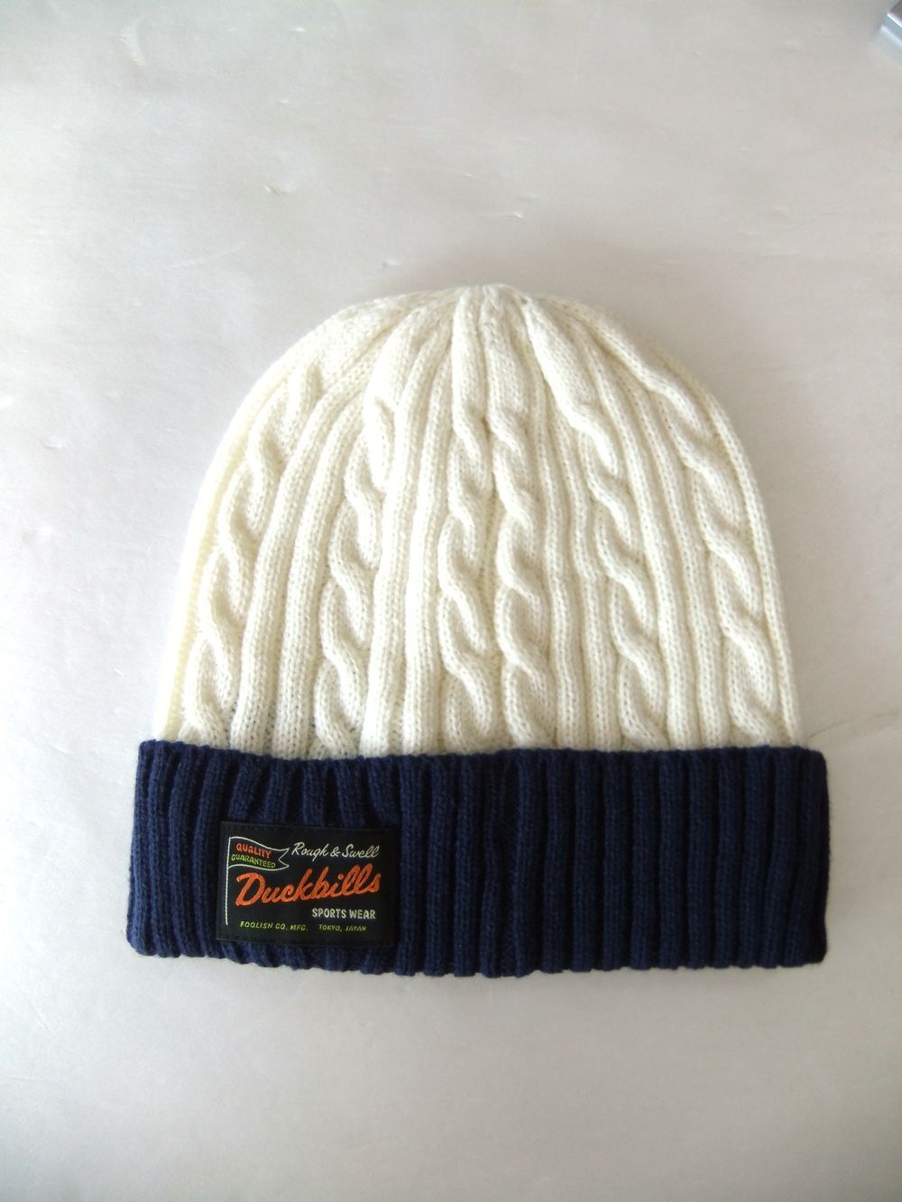 ARAN BEANIE   ロゴニットキャップ  ( ネイビー )   RSA-25208