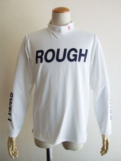 BIG LOGO MOCK L.S.  ( ホワイト )  モックネック 長袖ポロシャツ  RSM-21227