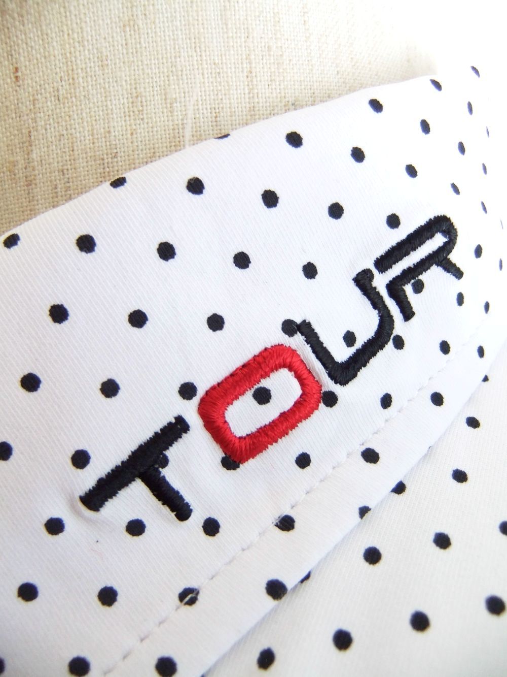 DOTS POLO (ホワイト)   ドット柄 半袖B.D.ポロ  RSM-22010