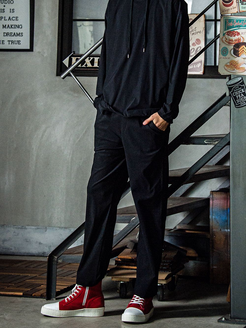 CHRIS EASY WIDE PANTS   ワイド イージーパンツ （ブラック） RC-31-016W