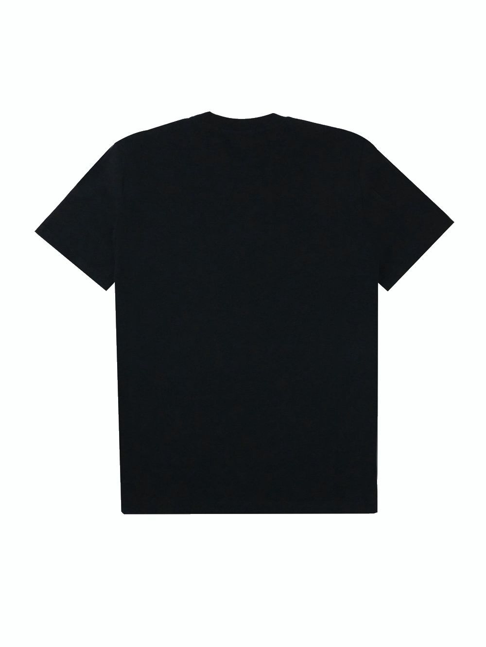 《LADIES》 筆描き ロゴプリント コットン Tシャツ  (ブラック)  3241MDM510