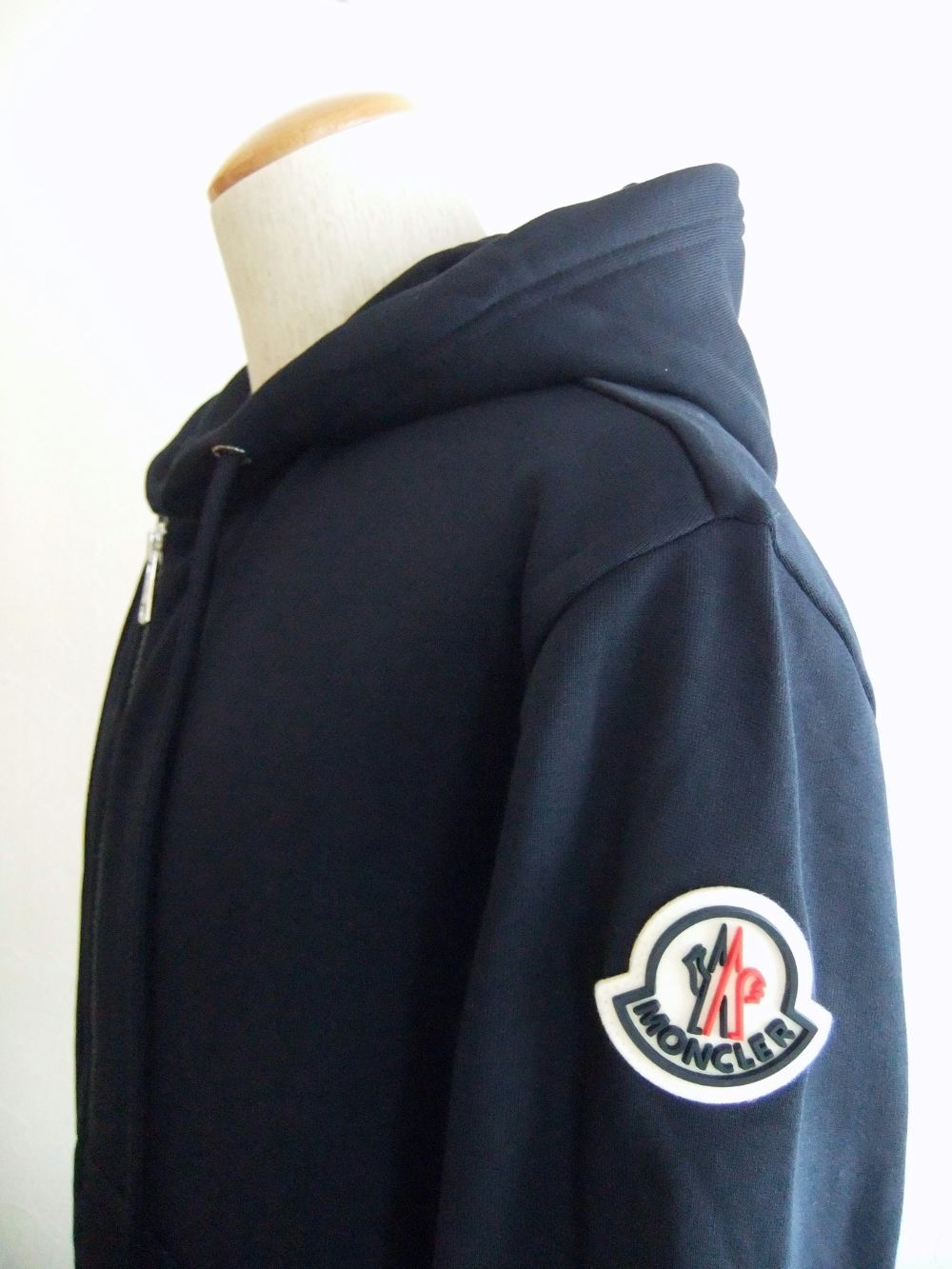 MONCLER - MAGLIA CON CAPPUCCIO スウェット ZIP パーカー (ネイビー