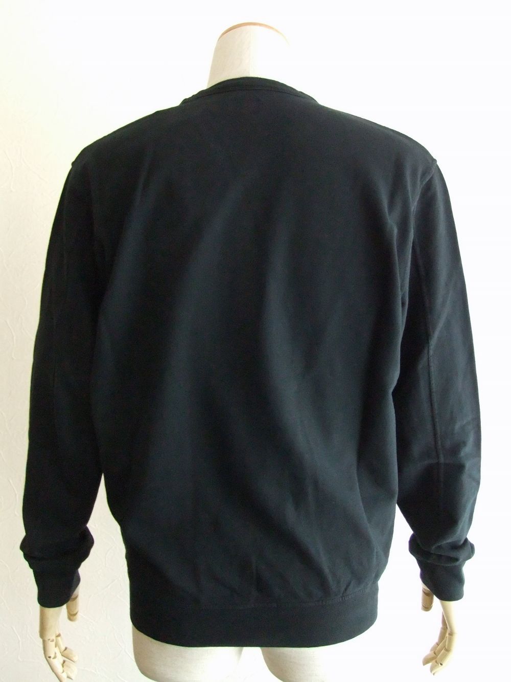 LIGHT FLEECE  SWEATSHIRT   ( ブラック )  クルーネック スウェットシャツ