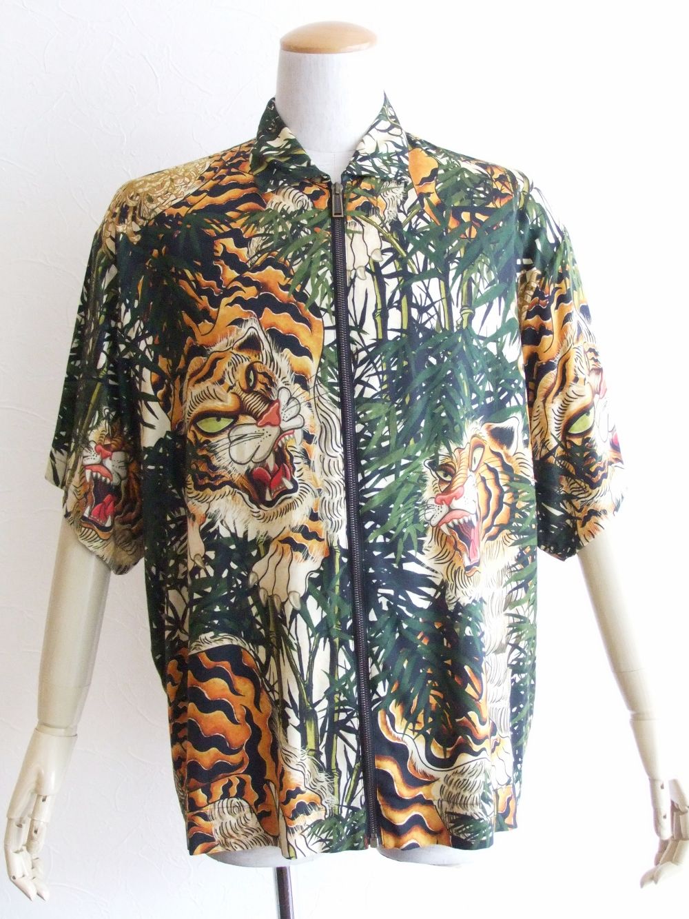 TIGER PRINT ZIP SHIRT タイガープリント ブルゾン   S71DM0393