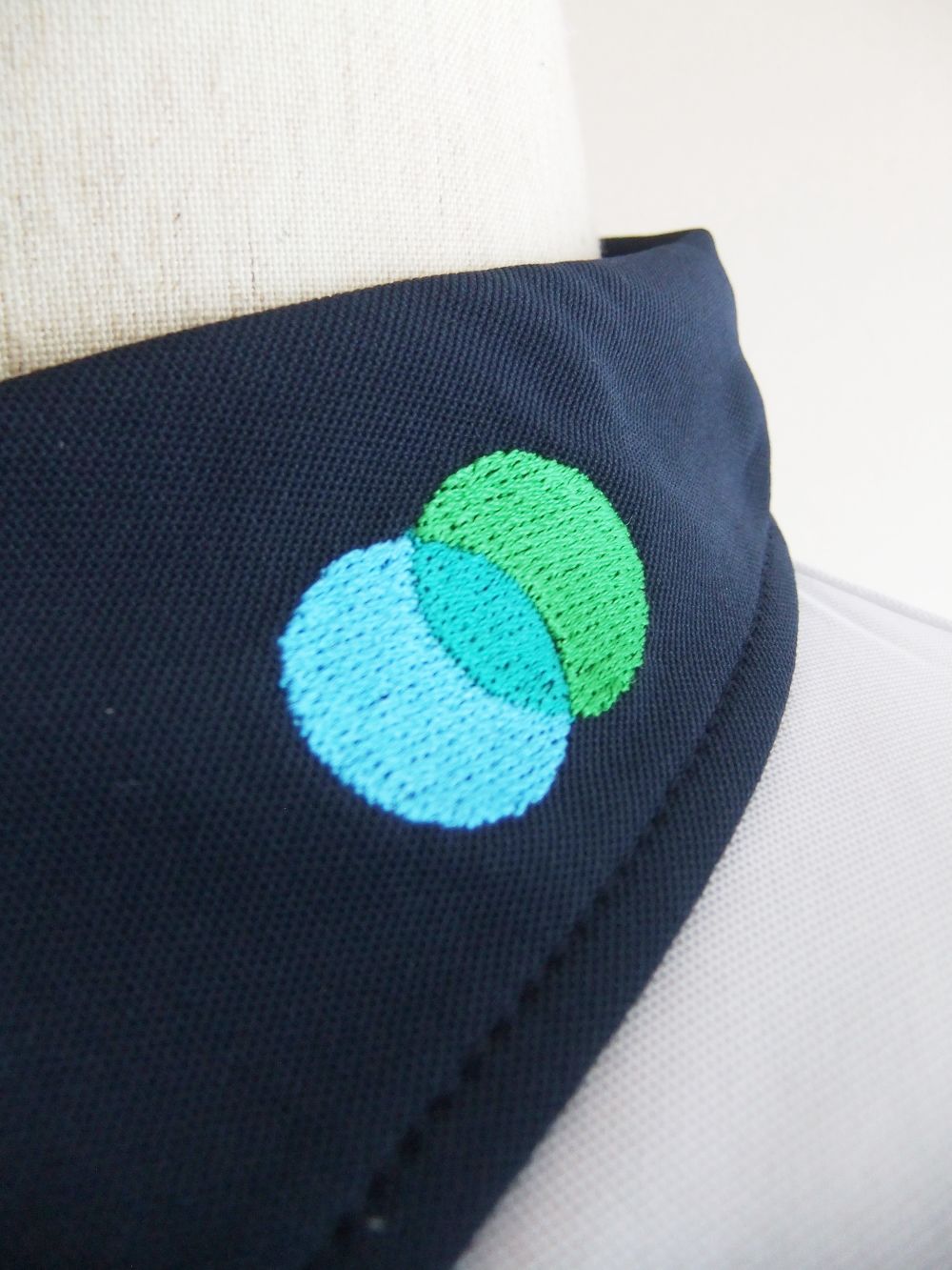 COLORED COLLAR POLO  (ネイビー)   半袖ポロ  RSM-25006