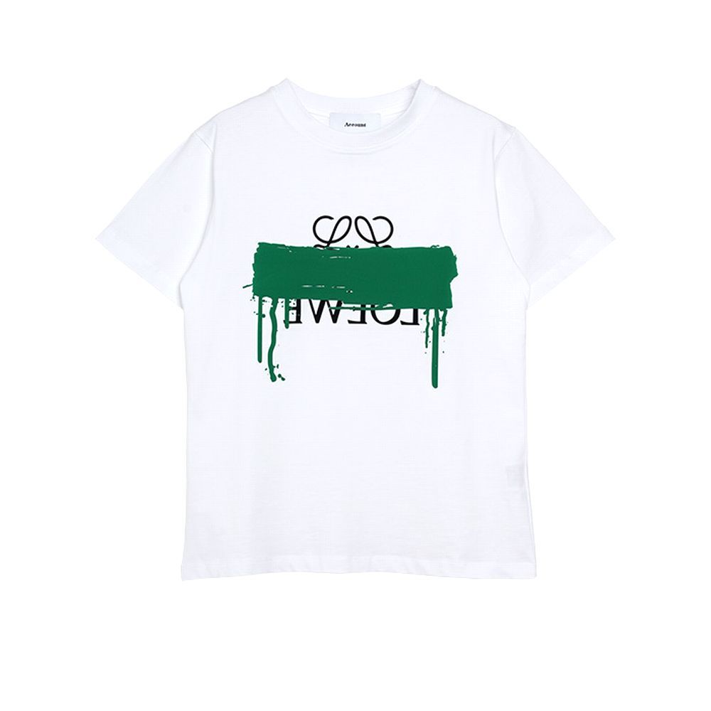 【MICALLE MICALLE Account】 HOMMAGE DORO EL T-SHIRT   (ホワイト)   ロゴ T-SHIRT  MAD115TDB