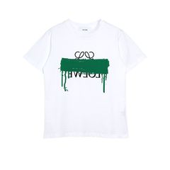 【MICALLE MICALLE Account】 HOMMAGE DORO EL T-SHIRT   (ホワイト)   ロゴ T-SHIRT  MAD115TDB