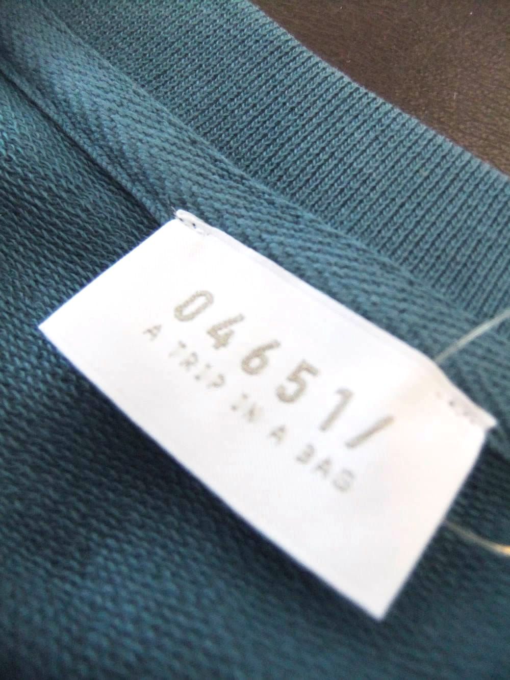 IF TEE  ミニ裏毛 クルーネック 半袖Tシャツ ( ダークブルー )