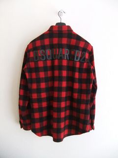 BIG LOGO CANADIAN RELAXED DAN SHIRT バッファローチェック柄 ウールシャツ