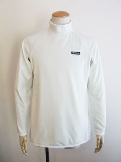 MENS POLARTEC WINDBLOCK HIGH NECK （ホワイト）  ストレッチ ハイネック