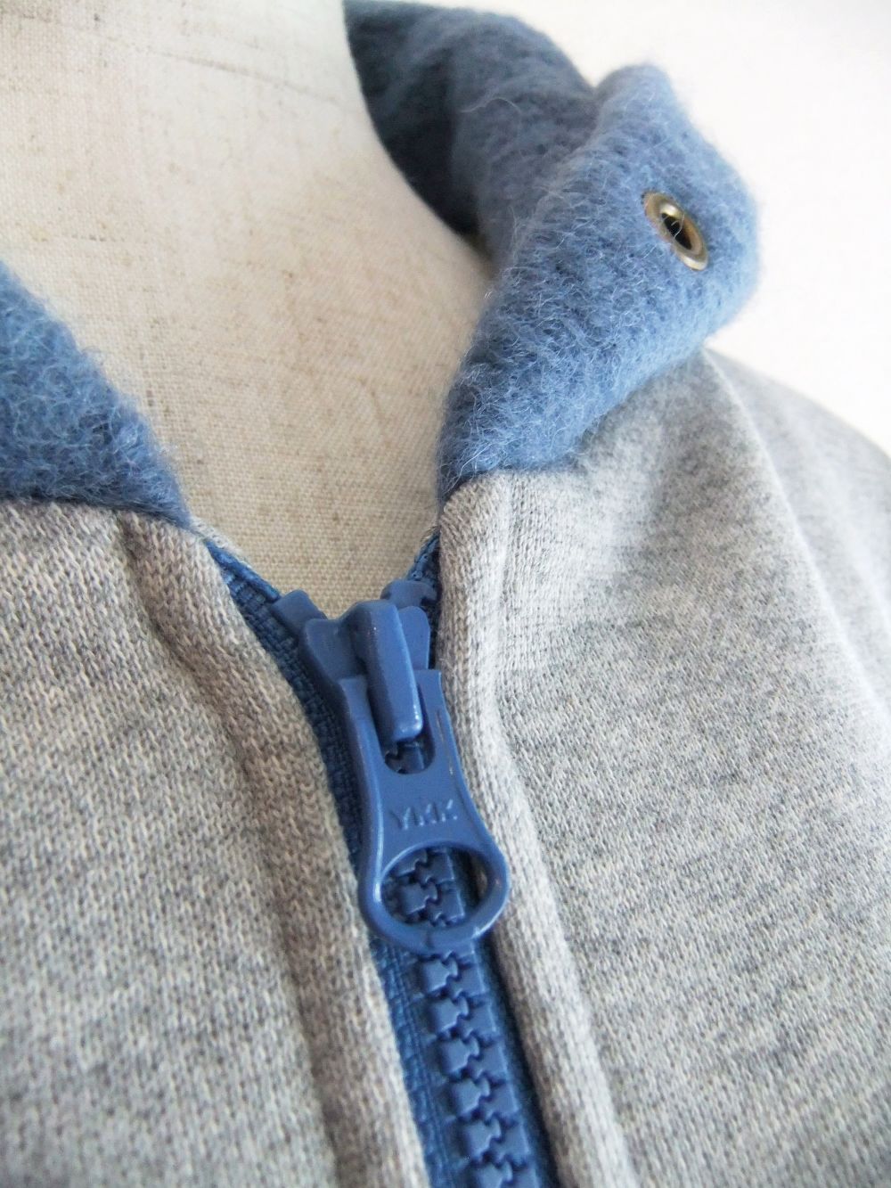 【SUMMERME】 裏毛 裏起毛 ワッペン付き ZIP UP パーカー SM14-916