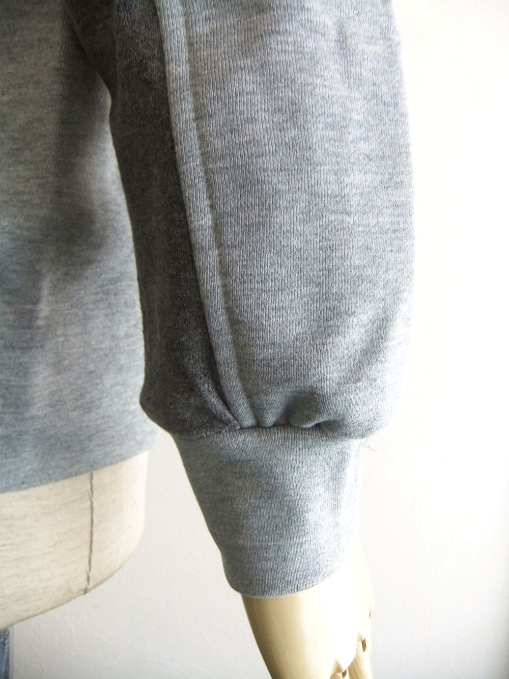 MOSI FLEECE   ZIP UP ベロアパイル 切替え ブルゾン